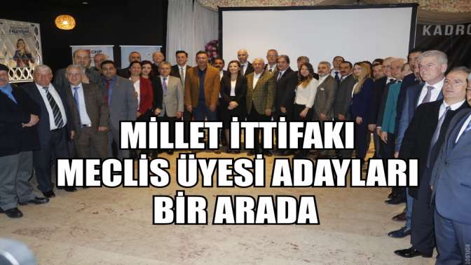 Adaylar tanıtıldı