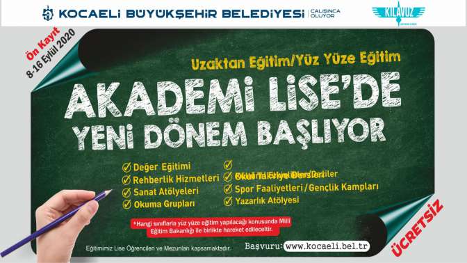 Akademi Lise’de yeni dönem kayıtları başladı.