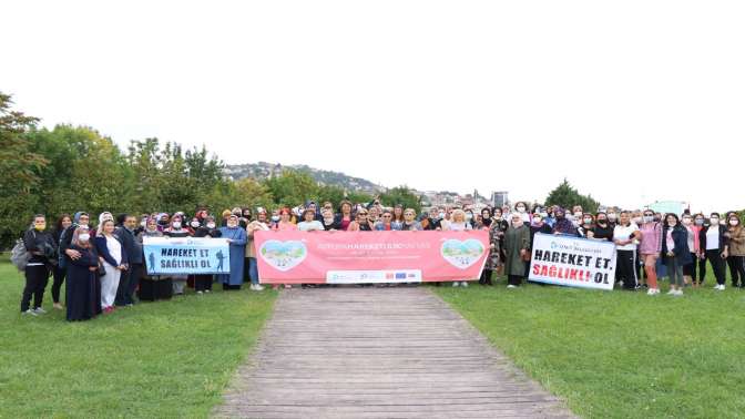 ‘Avrupa Hareketlilik Haftası’ finali sağlık yürüyüşüyle yaptı