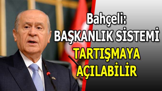 Bahçeliden dikkat çeken çıkış!