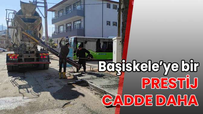 Başiskele’ye bir prestij cadde daha