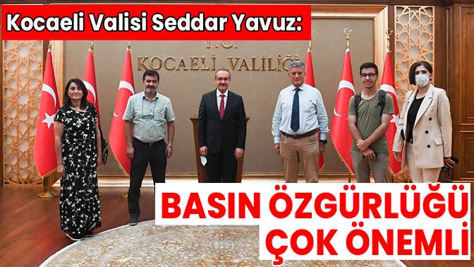 Bizim Şehir Medyadan Vali Yavuza ziyaret