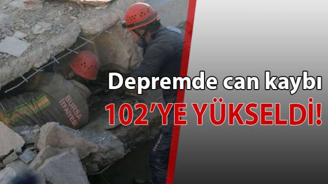 Can kaybı 102ye yükseldi