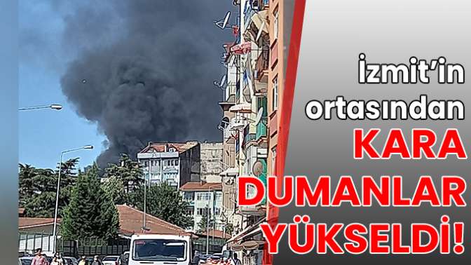 Çarşı ortasında gökyüzü siyaha büründü!