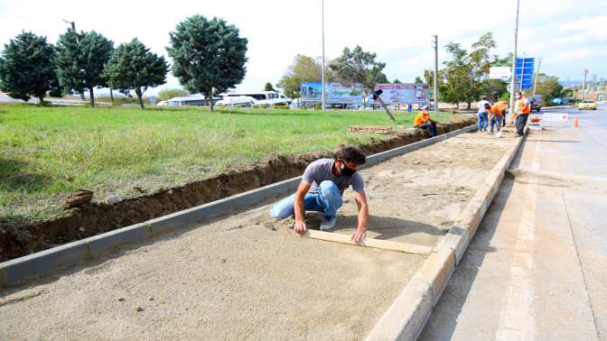 Çayırovada üst yapı çalışmaları sürüyor