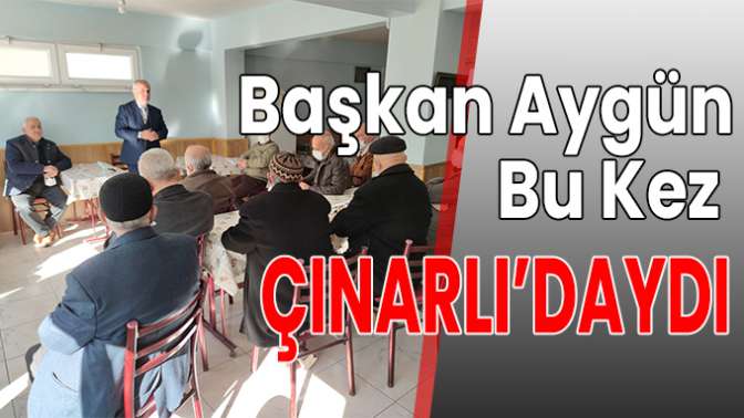 Çınarlı Mahallesi’ne konuğu