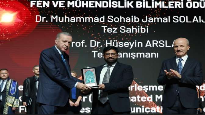 Cumhurbaşkanından GTÜ Akademisyenine üstün başarı ödülü