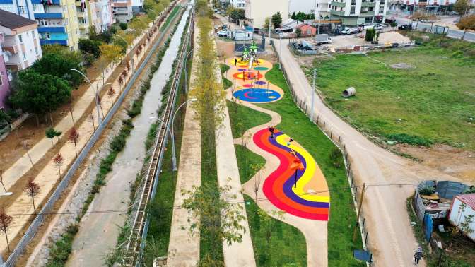 Darıca Nene Hatun Deresi’nde yürüyüş yolu yapılıyor