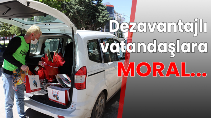 Dezavantajlı vatandaşlara moral...