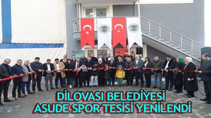 Dilovası Belediyesi Asude Spor Tesisi Yenilendi