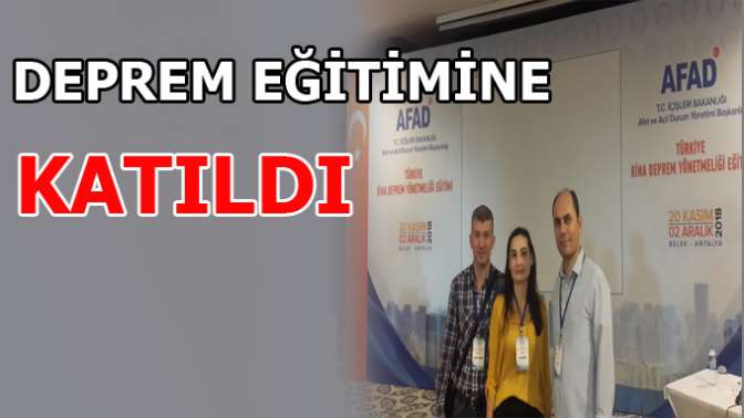 Eğitim sırasında neler oldu