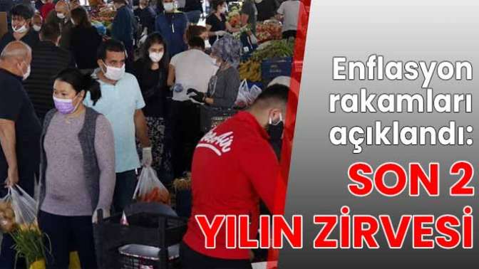 Enflasyon rakamları açıklandı: Son 2 yılın zirvesi