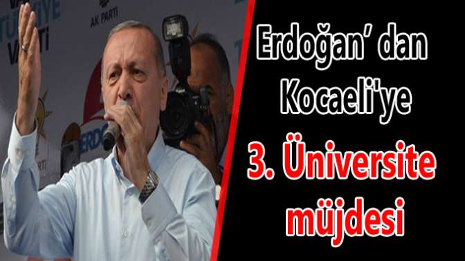 Erdoğan Kocaelide konuşuyor