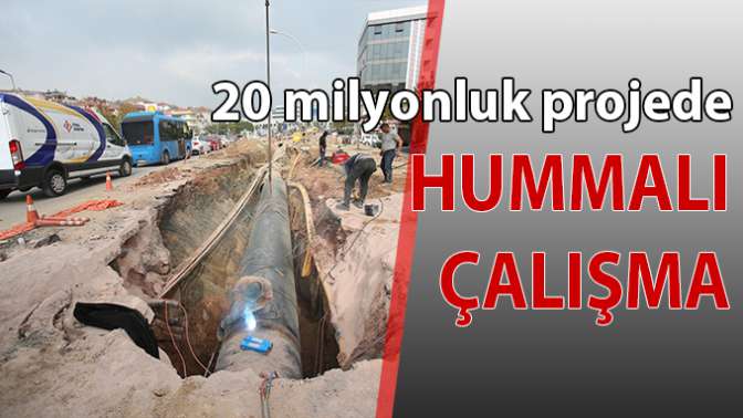 Gebzedeki 20 milyonluk projede hummalı çalışma