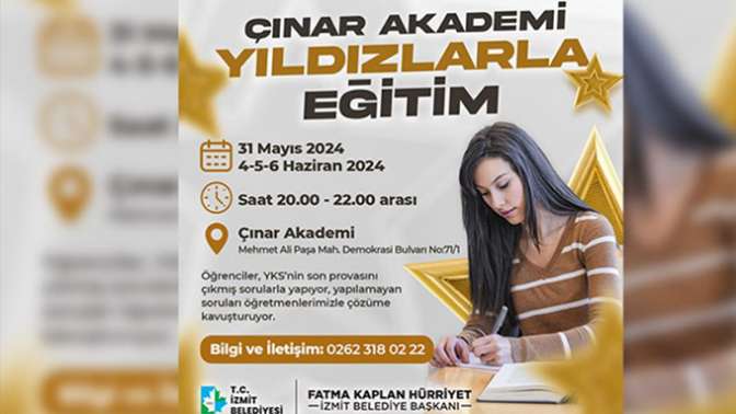 Geleceğin yıldızları için Çınar Akademi’de özel eğitim programı başlıyor