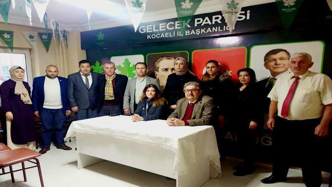 Gelecek Partisi Kocaeli İl Başkanı Serap Çakır, SKM Başkan ve ekibini belirledi