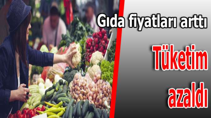 Gıda fiyatları arttı, tüketim azaldı