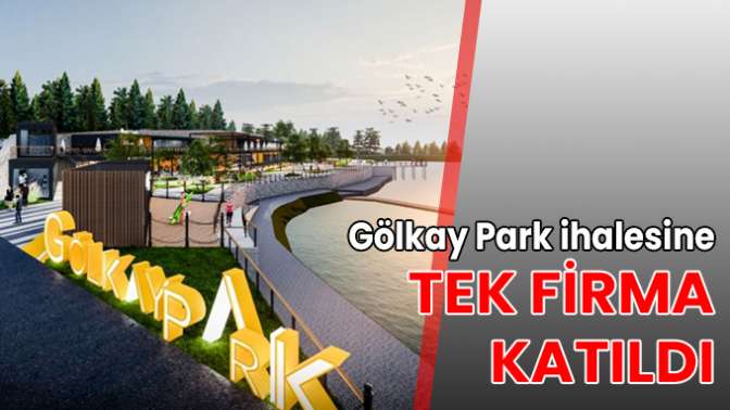 Gölkay Park ihalesine tek firma katıldı