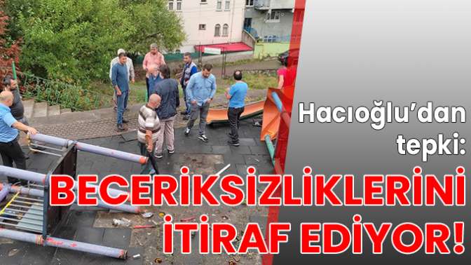 Hacıoğludan tepki!