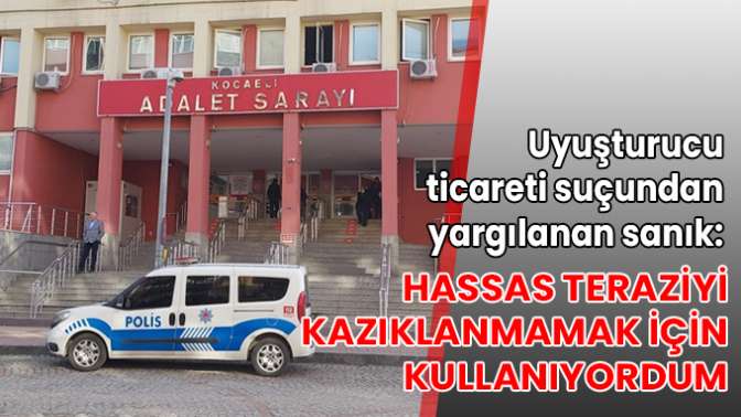 Hassas teraziyi kazıklanmamak için kullanıyordum