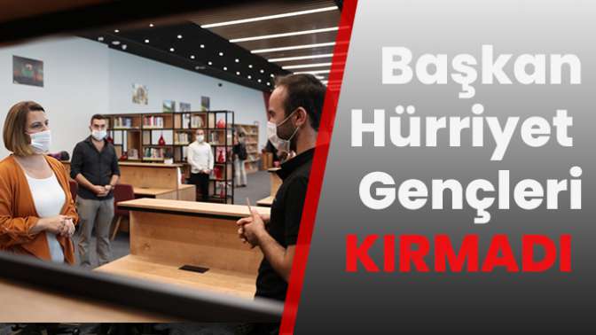 Hürriyet, Gençler için kütüphane saati uzattı.