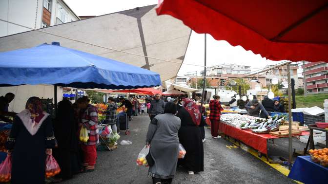 İnönü semt pazarı hizmete açıldı