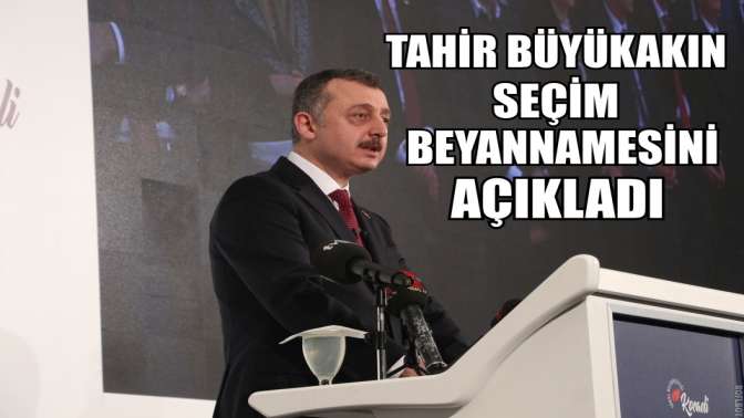 İŞTE SEÇİM BEYYANAMESİ;