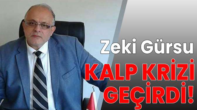 Kalp krizi geçirdi