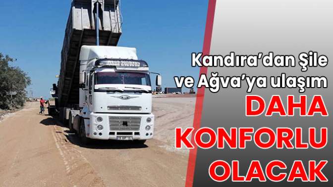 Kandıra’dan Şile ve Ağva’ya ulaşım daha konforlu olacak