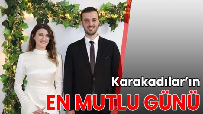 Karakadıların en mutlu günü!