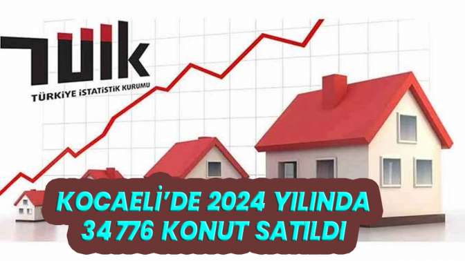 Kocaeli’de 2024 yılında 34 776 konut satıldı