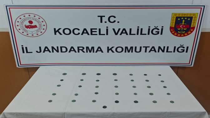 Kocaeli Jandarmasından tarihi eser kaçakçılarına geçit yok