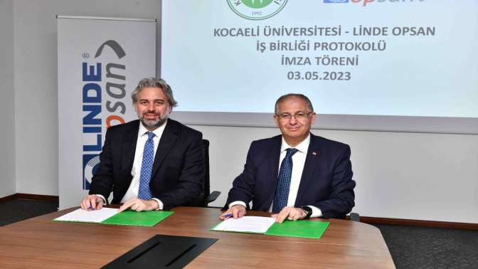 Kocaeli Üniversitesi ile Linde Opsan arasında işbirliği protokolü