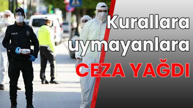 Kocaelide polis yine ceza yağdırdı!