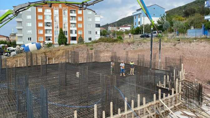 Körfezde yeni caminin temeli atıldı