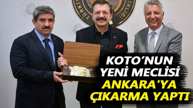 KOTO’nun yeni meclisi Ankaraya çıkarma yaptı