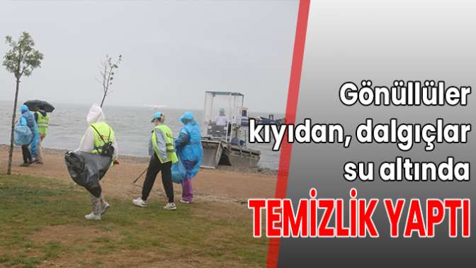 Marmara denizi etrafında çevre temizliği