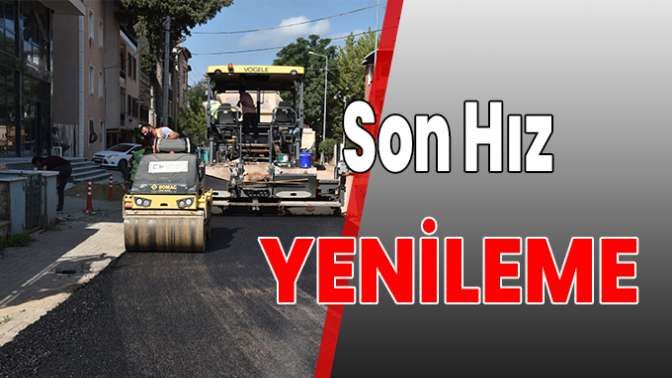 Paşa Caddesi hızla yenileniyor