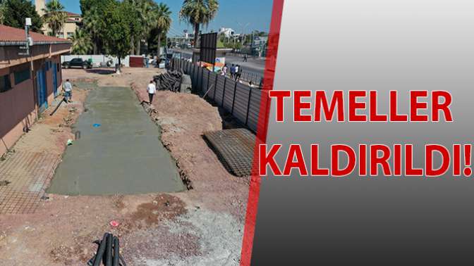 Pişmaniyeciler Meydanında eski yapıların temelleri kaldırıldı