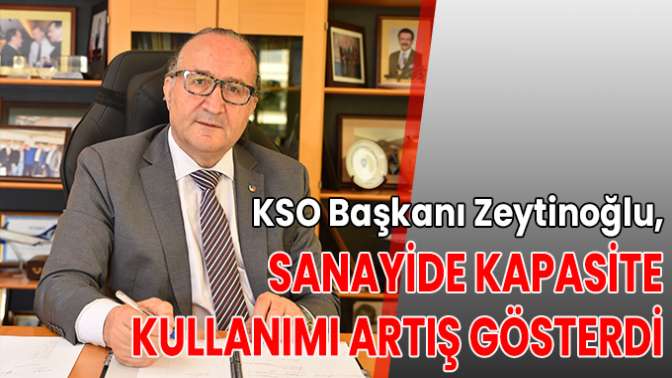 Sanayide kapasite kullanımı artış gösterdi