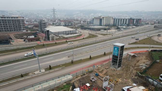 Solaklar Üst Geçidi’nin montajı başlıyor