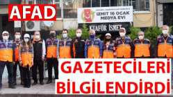 AFAD, gazetecileri bilgilendirdi