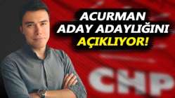 Anıl Acurman CHP'den aday adaylığını açıklıyor