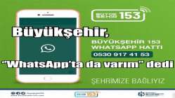 Artık whatsapp'ta