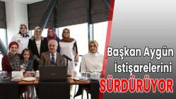 Başkan aygün,projeleri paylaştı