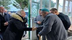 Başkan Hürriyet, Sultan Ahmet Camii cemaatiyle buluştu