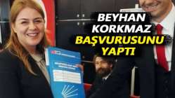 Beyhan Korkmaz başvurusunu yaptı