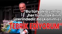 BÜYÜKŞEHİR’İ TEBRİK ETTİ