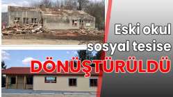 Eski okul sosyal tesise dönüştürüldü