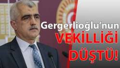 Gergerlioğlu'nun vekilliği düştü